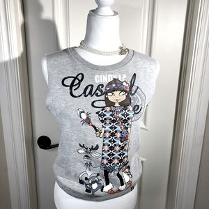 Custom cut tank top